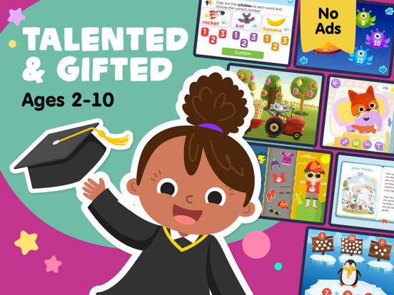 Kids Academy Pre-K-3 Learning iPad  Screenshots