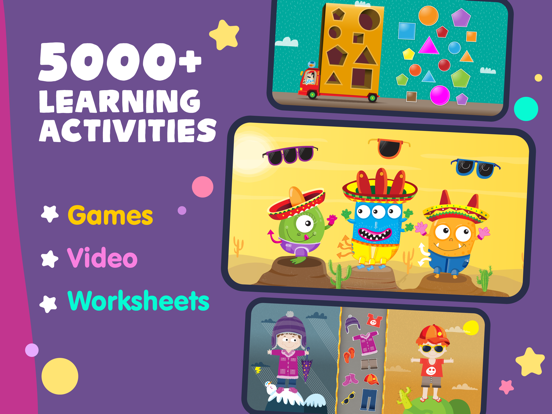 Kids Academy Pre-K-3 Learning iPad  Screenshots