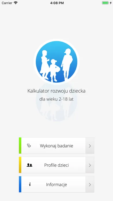 Kalkulator Rozwoju Dziecka Ekran Görüntüleri