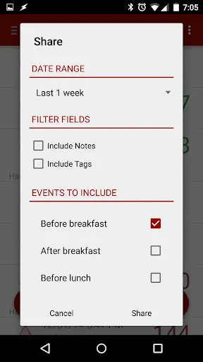 Blood Glucose Tracker Screenshots