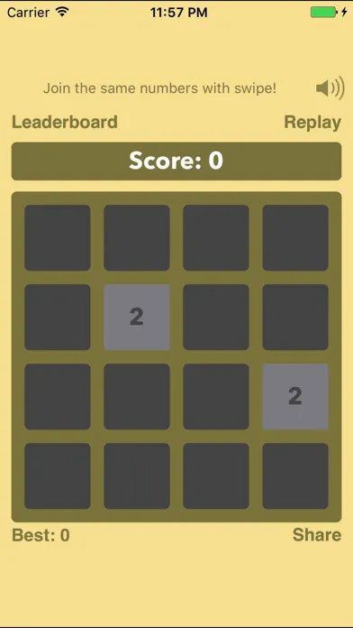 Ảnh chụp màn hình của 2048 - Get Tile!