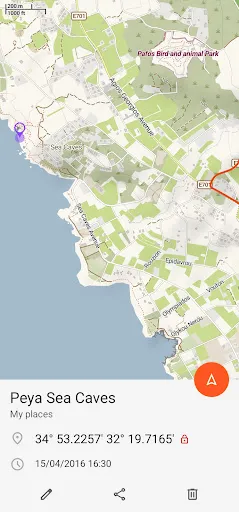 Capturas de tela do Trekarta - offline outdoor map