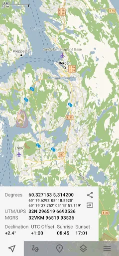 Capturas de tela do Trekarta - offline outdoor map