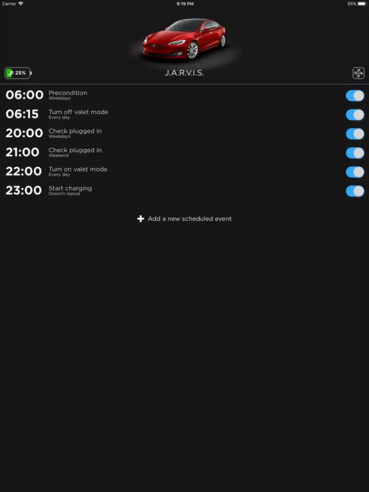 ภาพหน้าจอของ Smart Timer iPad 