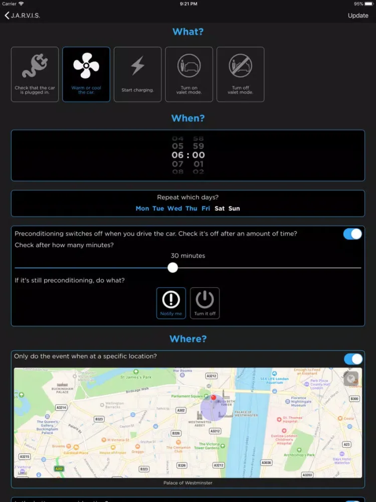 ภาพหน้าจอของ Smart Timer iPad 