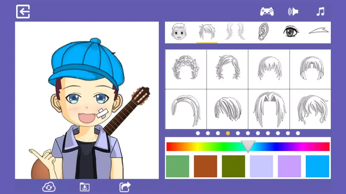 Capturas de tela do Avatar Maker: Chibi