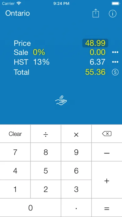Sales Tax CANADA Calculation應用截圖