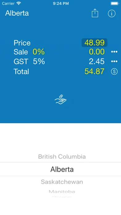 Sales Tax CANADA Calculation應用截圖
