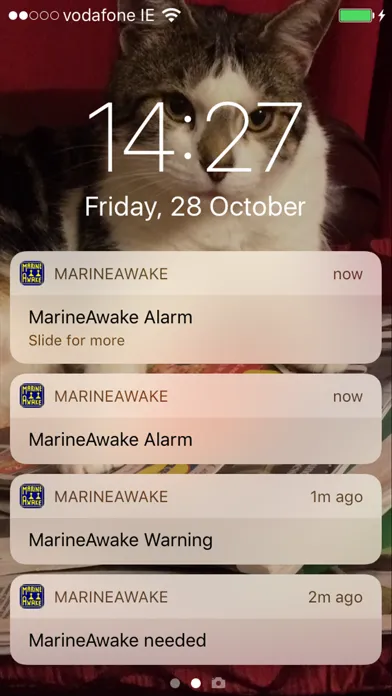 Capturas de tela do MarineAwake