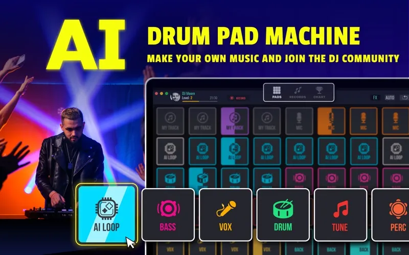 Tangkapan layar DJ Mix Pads 2: EDM Music Maker