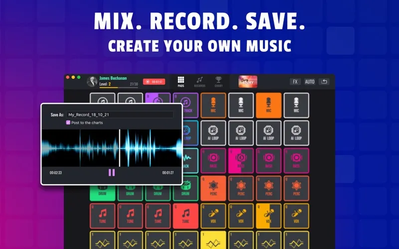 Tangkapan layar DJ Mix Pads 2: EDM Music Maker