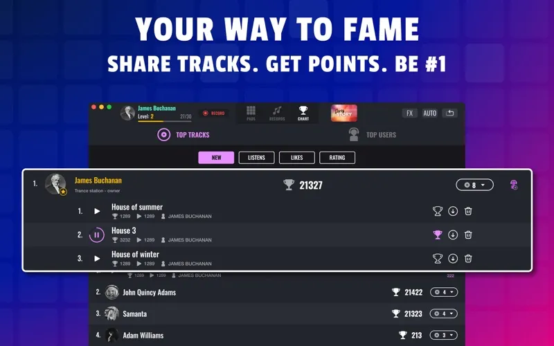 Tangkapan layar DJ Mix Pads 2: EDM Music Maker