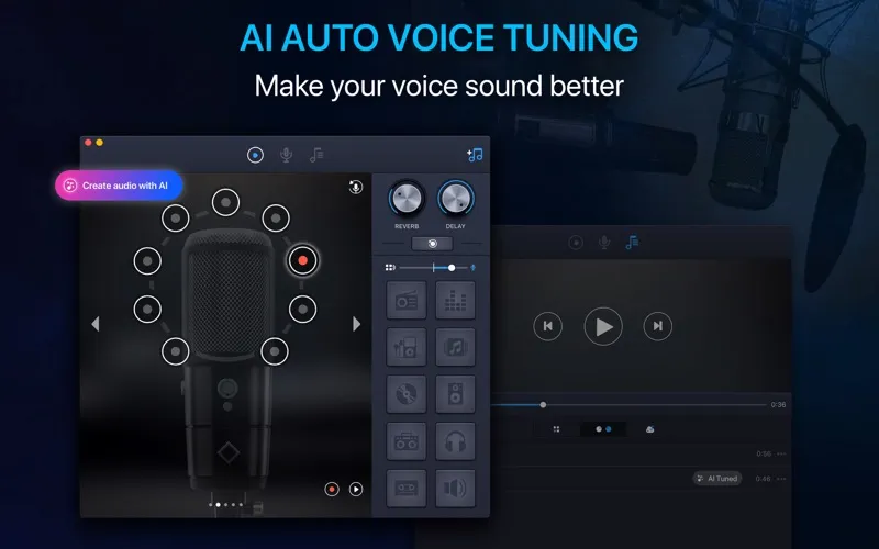 Capturas de pantalla de Pro Microphone: Audio Recorder