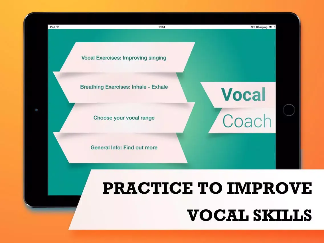 Ảnh chụp màn hình của Vocal Coach: Singing Lessons iPad 