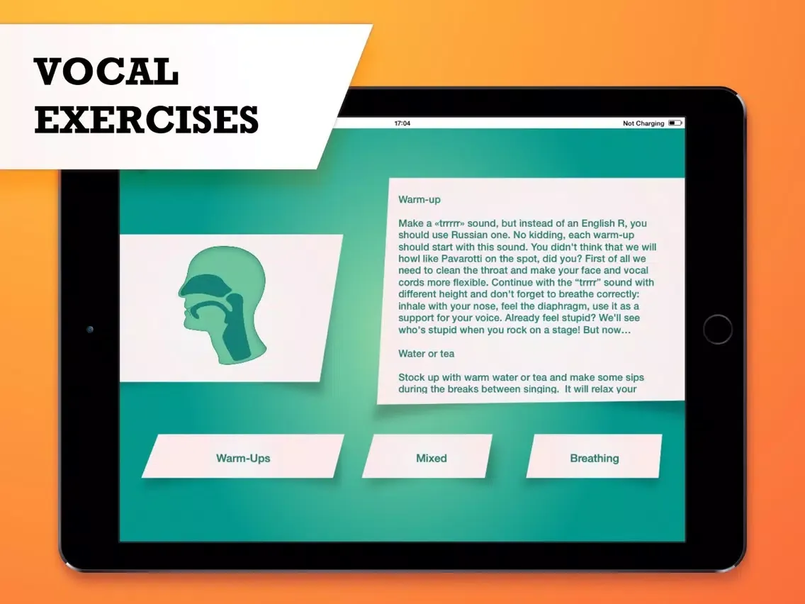 Ảnh chụp màn hình của Vocal Coach: Singing Lessons iPad 