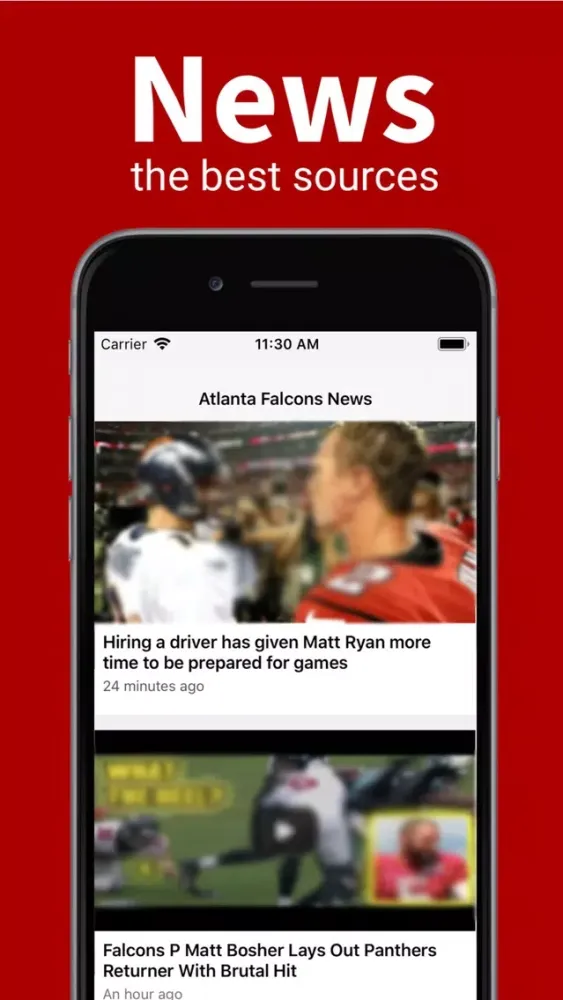 Zrzuty ekranu Atlanta Football News: Falcons