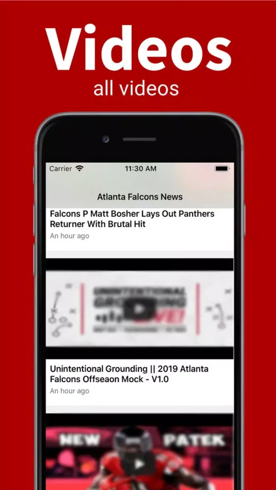 Zrzuty ekranu Atlanta Football News: Falcons