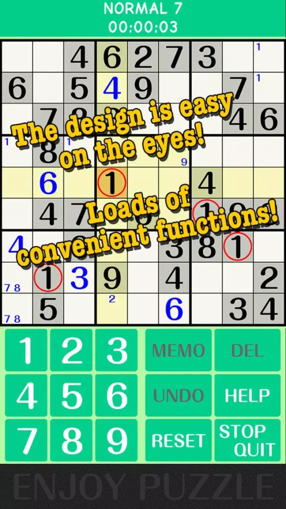 Tangkapan layar Sudoku Puzzle for Everyone