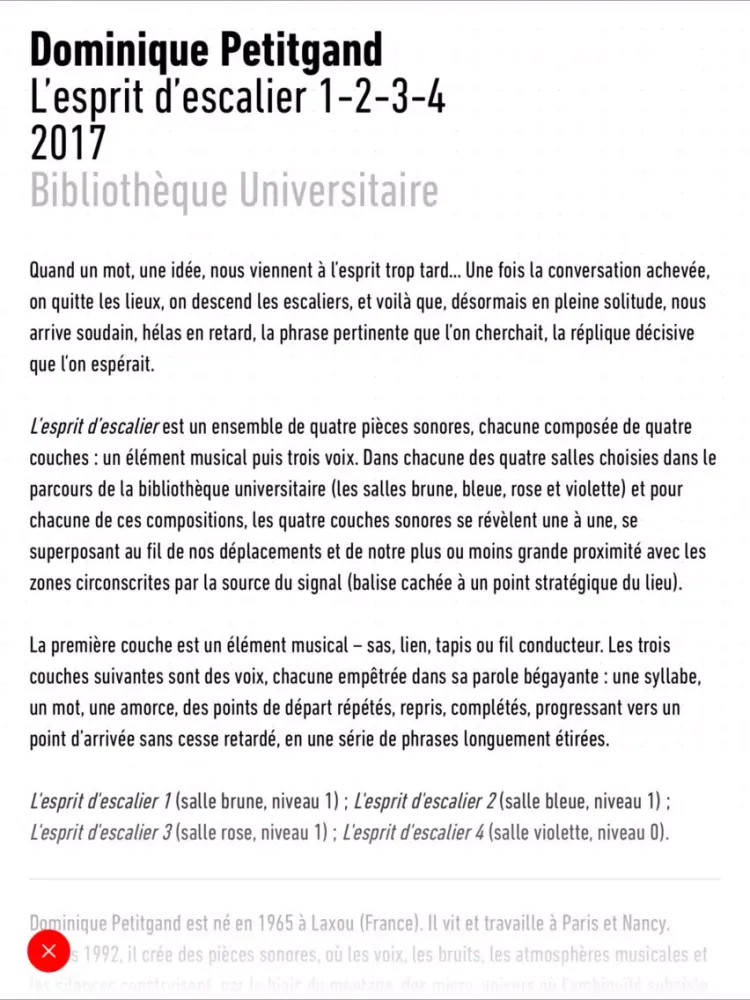 Les contraintes de l'endroit iPad  스크린샷
