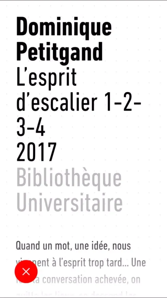 Les contraintes de l'endroit 스크린샷