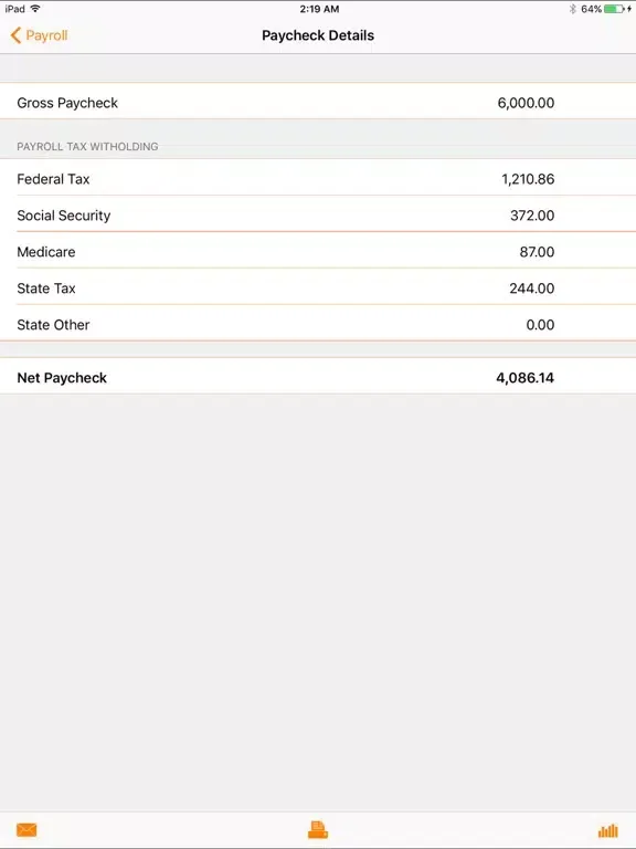 Paycheck Lite : Mobile Payroll iPad  স্ক্রিনশট