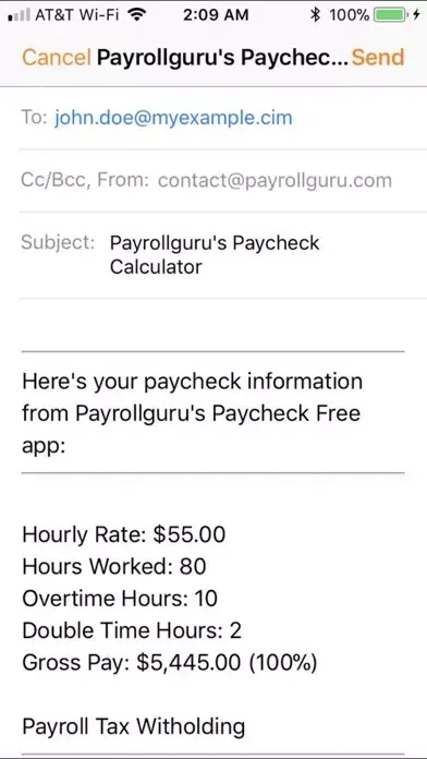Paycheck Lite : Mobile Payroll স্ক্রিনশট
