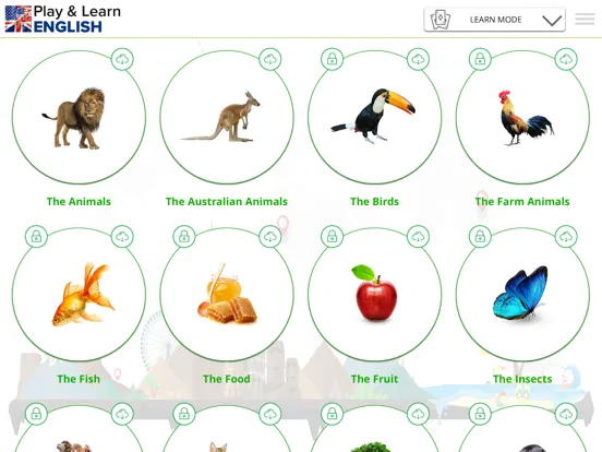 Play and Learn ENGLISH iPad 應用截圖