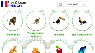 Play and Learn FRENCH - Language App Screenshots