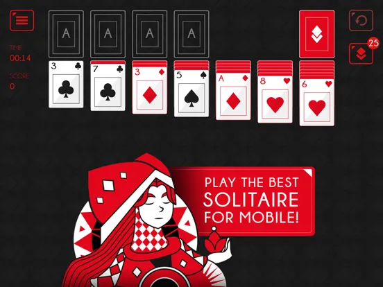 Zrzuty ekranu Solitaire - Klondike Redstone iPad 