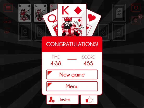 Zrzuty ekranu Solitaire - Klondike Redstone iPad 