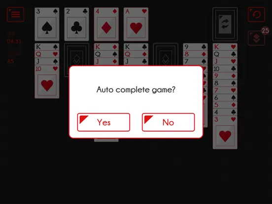 Zrzuty ekranu Solitaire - Klondike Redstone iPad 