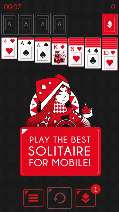 Zrzuty ekranu Solitaire - Klondike Redstone