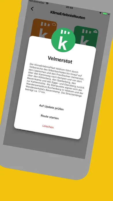 Capturas de pantalla de KlimaErlebnisWandern