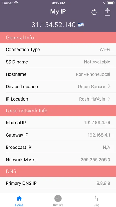 What's my IP / IPv6? - Fast IP Ekran Görüntüleri