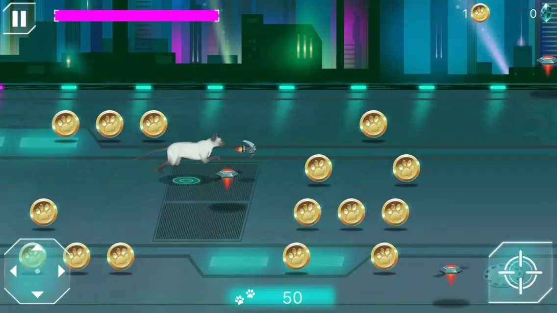Cybercat: Space Runner Screenshots