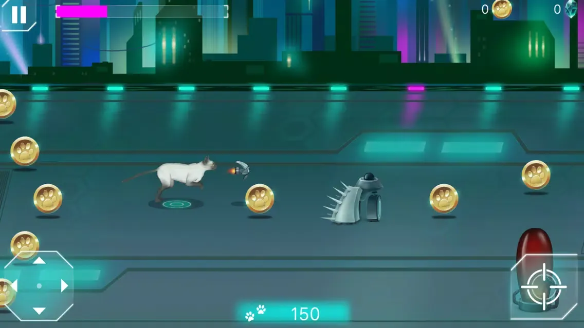Cybercat: Space Runner Screenshots