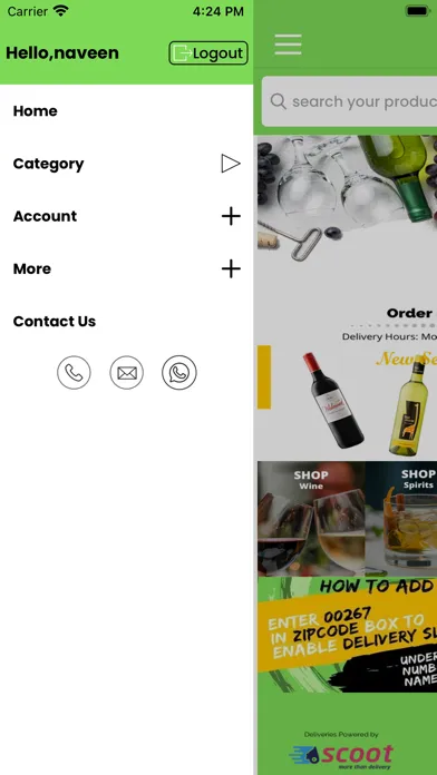 Ảnh chụp màn hình của SIP Drinks