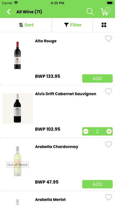 Ảnh chụp màn hình của SIP Drinks