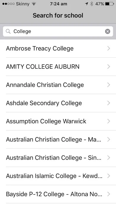 Capturas de pantalla de SOBS School Online Booking Systems