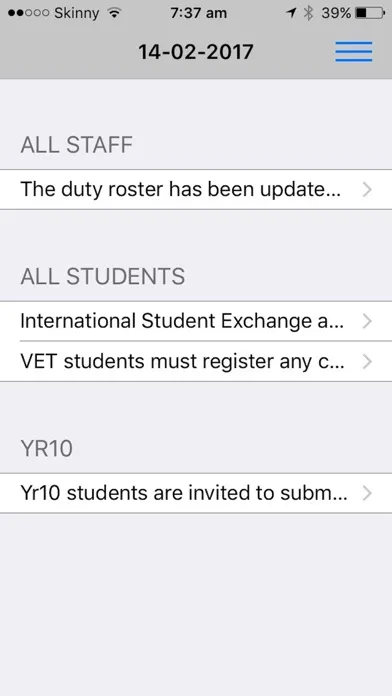 Capturas de pantalla de SOBS School Online Booking Systems