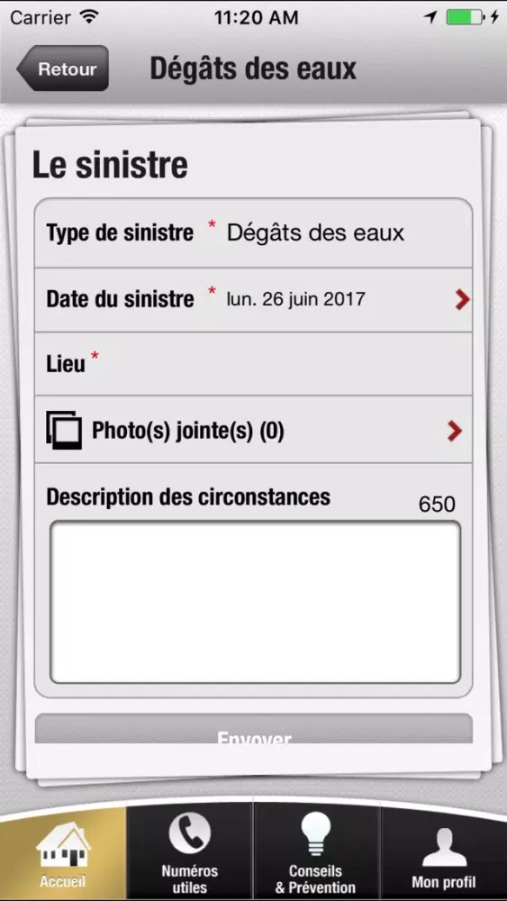Assistance Assurances Screenshots