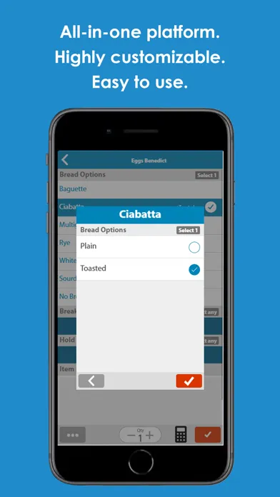Screenshot di TallOrder Cloud Point of Sale