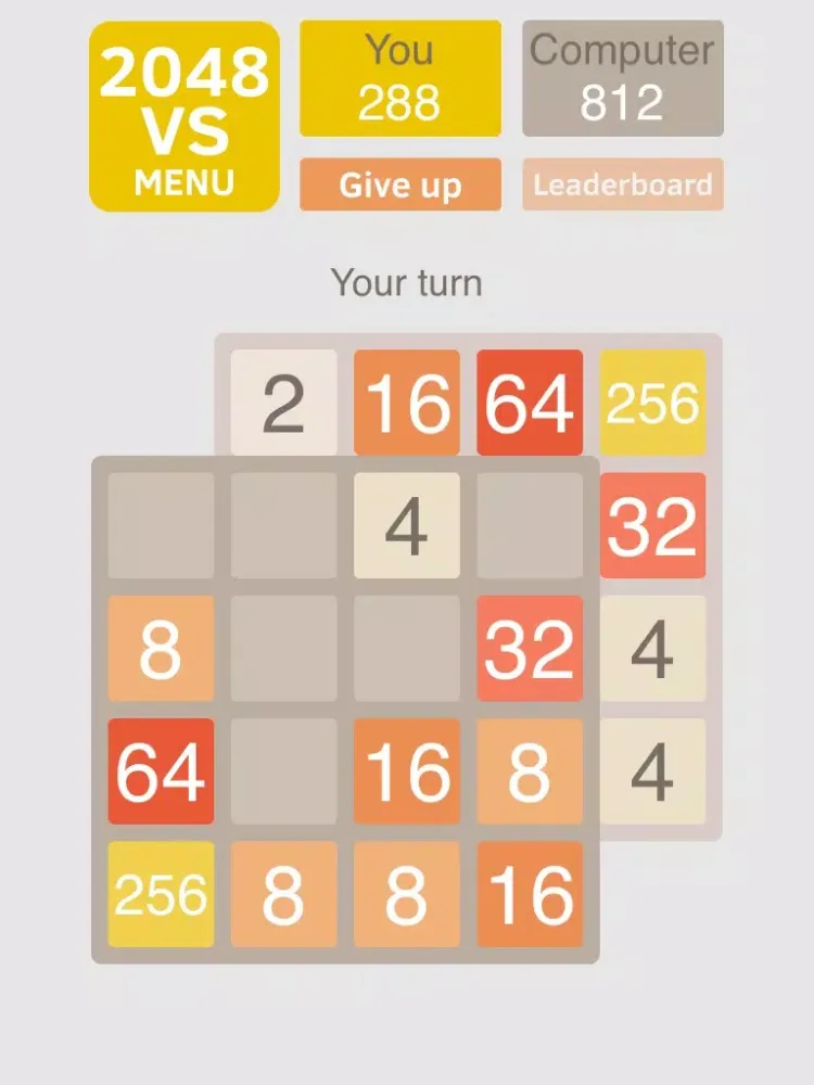 2048 vs iPad 应用截图