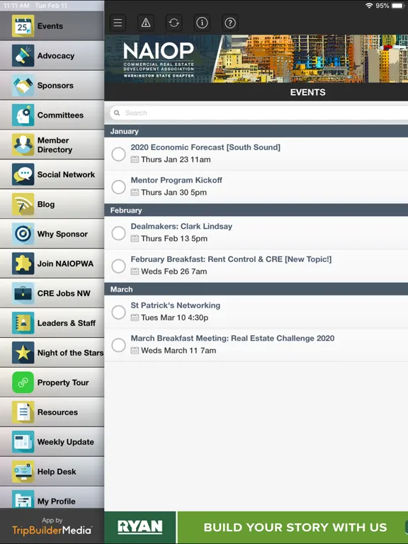 NAIOP Washington State iPad  Screenshots
