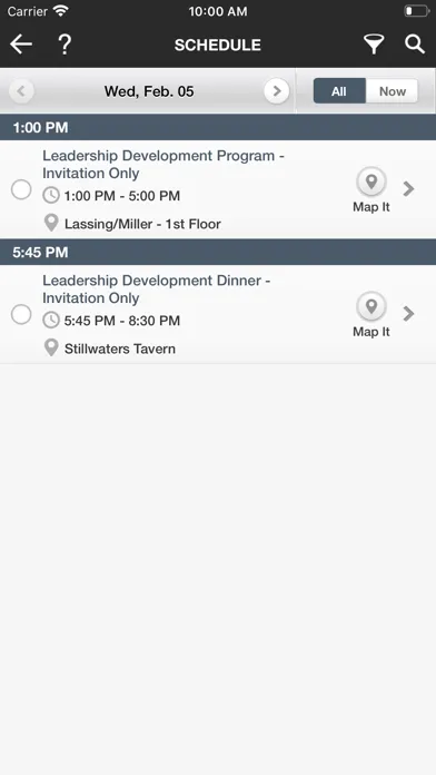 Captures d'écran de PMMI Member App