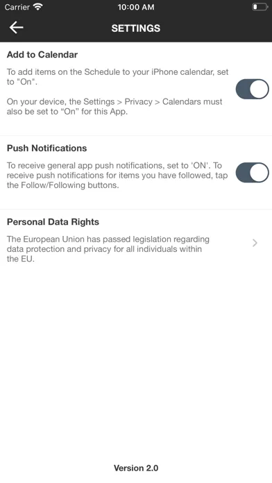 Captures d'écran de PMMI Member App