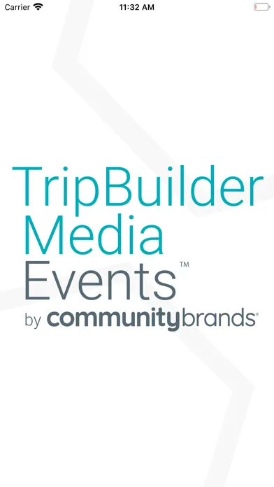 TripBuilder Media Events Screenshots