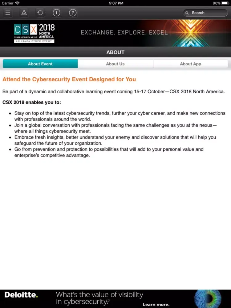 CSX 2018 Conferences iPad 应用截图
