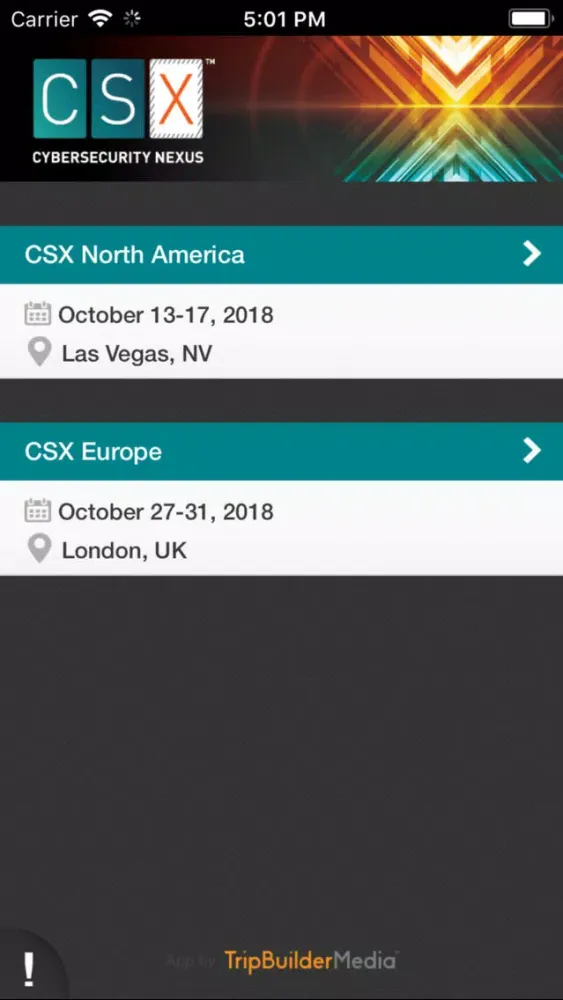 CSX 2018 Conferences应用截图