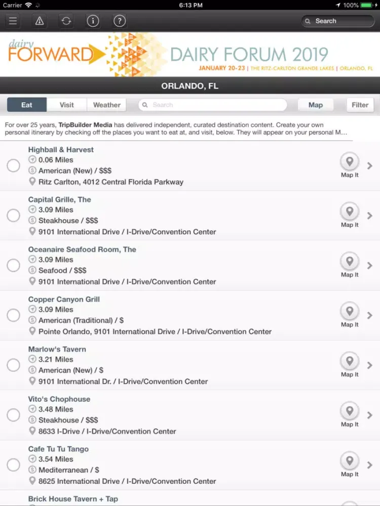 Dairy IDFA iPad  Screenshots